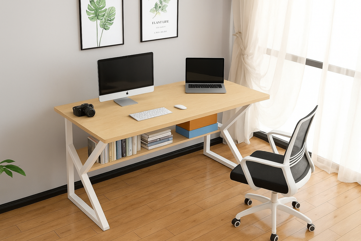 48" inches Computer & Gaming table home office desk study table desk table